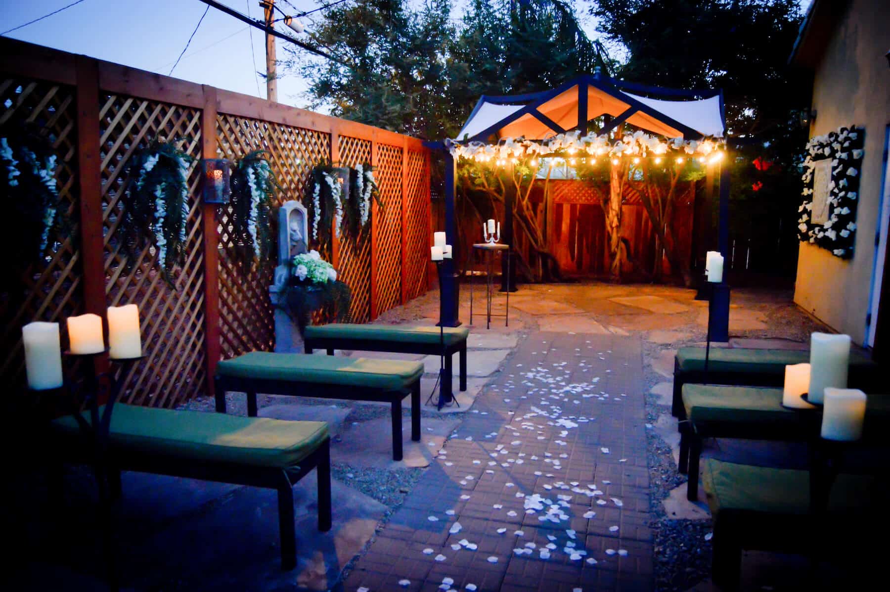 Outdoor Weddings Las Vegas Mon Bel Ami Wedding Chapel